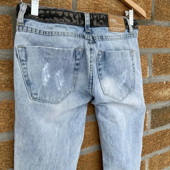 One Teaspoon Trashed Freebirds Jeans 24 - Picture 8 of 11